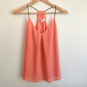 NORAH Tank Top V Neck Spaghetti Strap Small